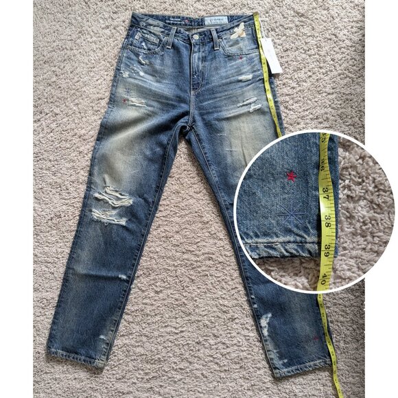 NWT AG Adriano Goldschmied The Phoebe Vintage High Waist Tapered Leg Jeans - Picture 11 of 16